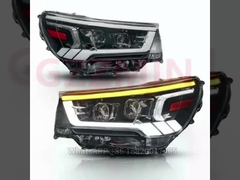 Lumière LED noire en plastique pour voiture Pour Toyota HILUX REVO ROCCO
