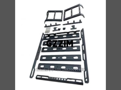 Monture sur le toit Accessoires de voiture Armature de toit en alliage d'aluminium Pour Jeep Wrangler JK JL