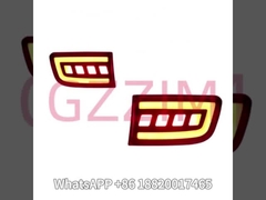 Lampes de pare-chocs LED Lampes de brouillard arrière Lampes de freinage Dynamique Réflecteur de signal de virage Pour Prado