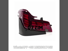 Lumières arrière LED pour voiture en plastique noir rouge Abs pour Alphard 2015-2022 Mise à jour à 2024