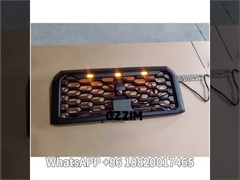 Pour Triton L200 2024 ABS Grille de voiture noire en plastique Grille frontale moyenne