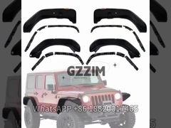 Jeep Wrangler JK JL JT Accessoires de voiture Noir Large Fender Flares Brows roue