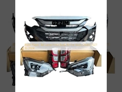 Kit de carrosserie avant de lampe de queue en plastique noir pour Isuzu DMAX 2021 à 2024