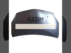 Couverture du moteur de voiture Capot en acier inoxydable pour BMW 2018-2021 G30 38 Modifié au style CS