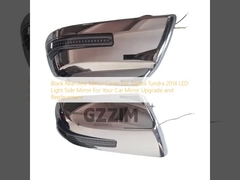 Couverture de rétroviseur noir Pour Toyota Tundra 2014 Rétroviseur latéral à lumière LED Pour votre rétroviseur de voiture Amélioration et remplacement