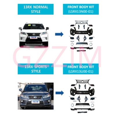 Protection Decoration Front Body Kit for Lexus RX 2013 Normal Style Sport Style Auto Parts