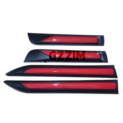 Plastic Refit Door Step Protect Trim Moulding Cover Trim For Hilux Revo Vigo