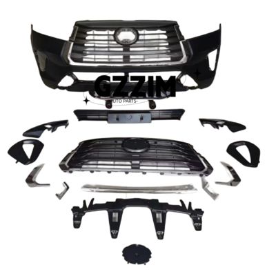 Toyota Innova 2016 Upgrade To 2021 Plastic Front Bumper Grille Full Sets Bodykit Upgrade Parts