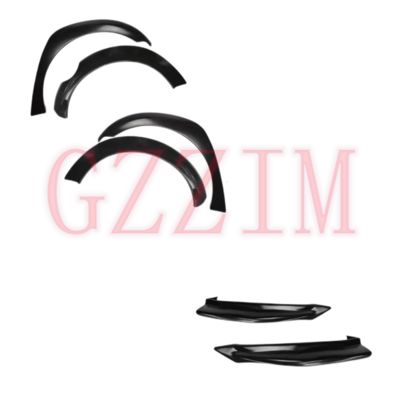 2022 Toyota BRZ GR86 TRD Black Plastic Front Lip Fender Flare Original Fitment Side Skirt & Rear Bumper Set