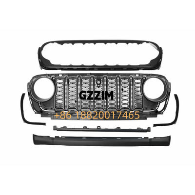 Grille avant de voiture en plastique de haute qualité Grille de pare-chocs utilisée pour Jeep Wrangler 2024