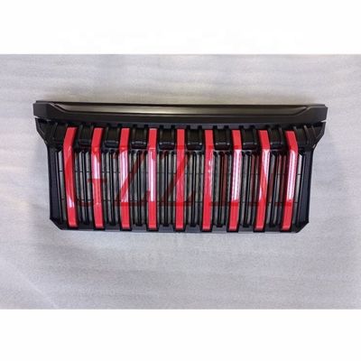 Pièces détachées automobiles Grille de pare-chocs de voiture rouge noir Pour Mitsubishi Triton L200 2019