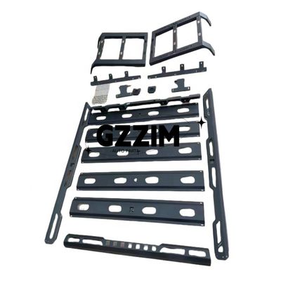 Monture sur le toit Accessoires de voiture Armature de toit en alliage d'aluminium Pour Jeep Wrangler JK JL