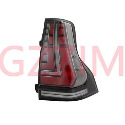 Lumière de queue LED rouge noir ABS plastique pour Prado FJ150 2018