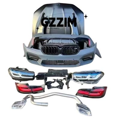 Ensembles complets de pièces de rechange BMW en plastique pour pare-chocs, capot, garde-boue et feux pour F18, pour une mise à niveau vers le style G38
